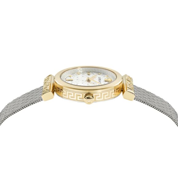 Versace 34mm Two Tone White Dial Watch main image 4